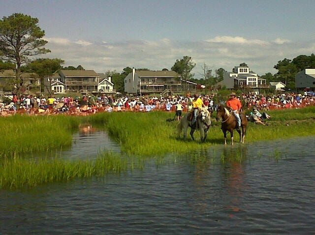 Photos: Chincoteague Pony Swim Through the Years